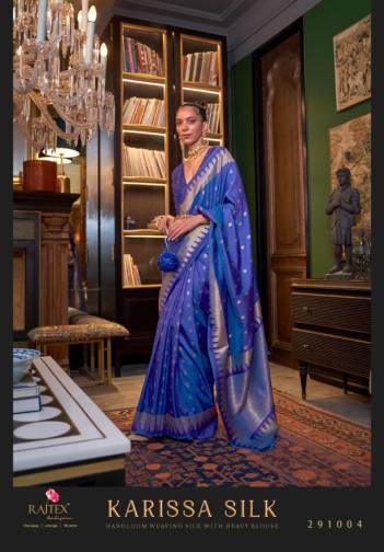 Karisa Silk By Rajtex Weaving Silk Partywear Saree Collection